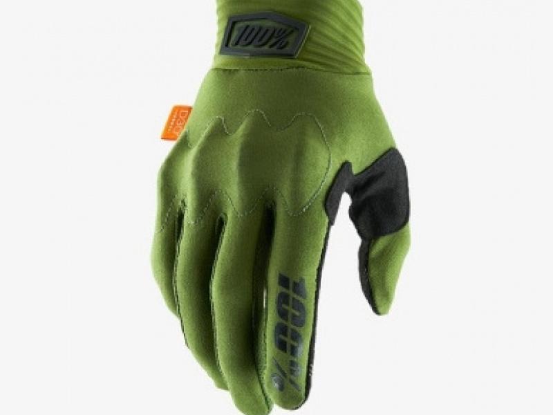 Перчатки 100% Cognito D30 Army Green/Black