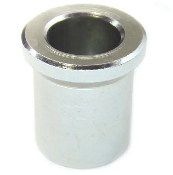 Втулка распорная оси колеса d 15 D22 L25 мм стальная