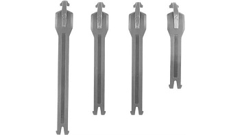 Стрепы к мотоботам Leatt 5.5 FlexLock Strap Kit Grey