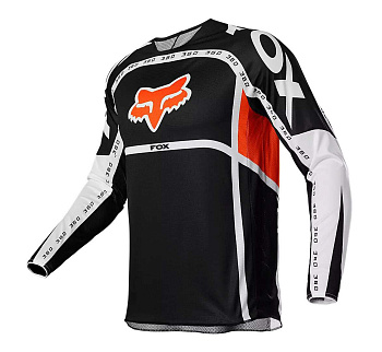 Мотоджерси Fox Jersey Black/White/Orange
